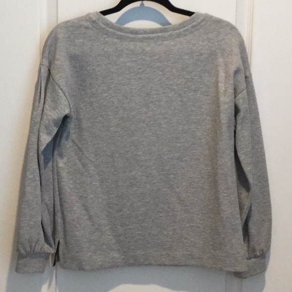 Cropped Sweatshirt with bead circles - Picture 2 of 2